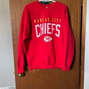 Gildan Red Kansas City Chiefs Crewneck Sweater